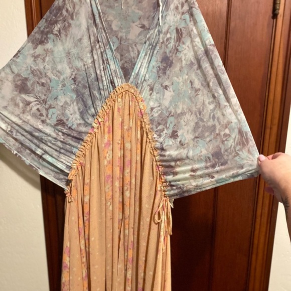 FREE PEOPLE KNOW ME MAXI DUSTER - size M but fits a Large and XL - Picture 5 of 7